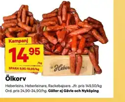 City Gross Ölkorv erbjuda