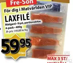 Matvärlden Tensta LAXFILÉ erbjuda