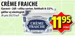 Matvärlden Tensta CRÈME FRAICHE erbjuda
