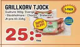 Nya Pulsen GRILLKORV TJOCK erbjuda