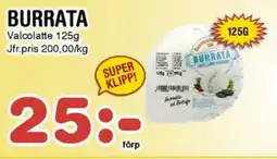 Nya Pulsen BURRATA erbjuda