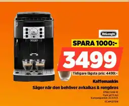 Power DeLonghi Kaffemaskin Säger när den behöver avkalkas & rengöras erbjuda