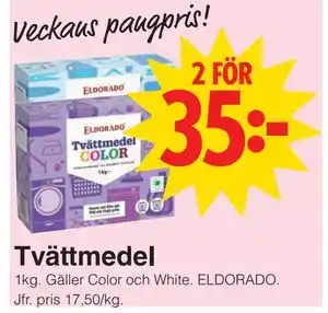 Matöppet Tvättmedel erbjuda