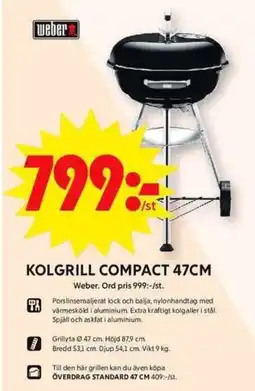 ICA Maxi KOLGRILL COMPACT 47CM erbjuda