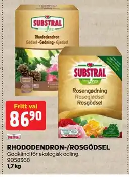 Jem&Fix RHODODENDRON-/ROSGÖDSEL erbjuda