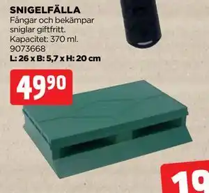 Jem&Fix SNIGELFÄLLA erbjuda