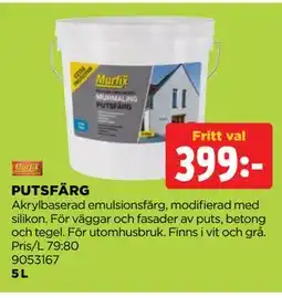 Jem&Fix PUTSFÄRG erbjuda