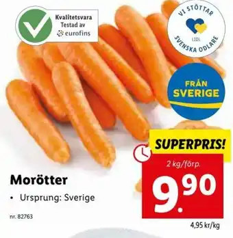Lidl Morötter 2kg erbjuda