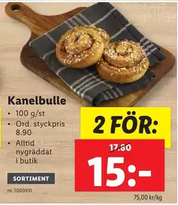 Lidl Kanelbulle erbjuda