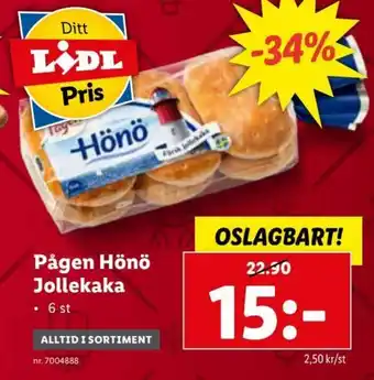 Pågen Hönö Jollekaka 6 st