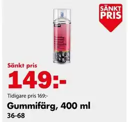 Biltema Gummifärg, 400 ml erbjuda