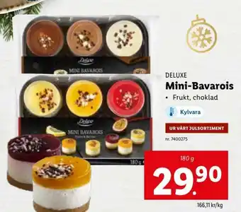 Lidl Deluxe Mini-Bavarois 180g erbjuda
