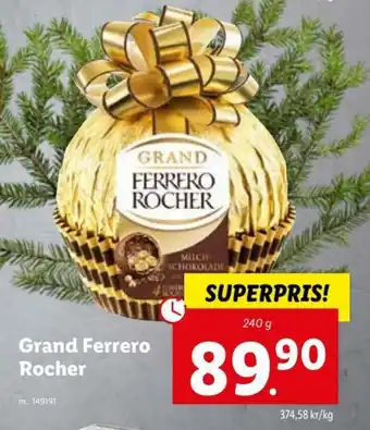 Lidl Grand Ferrero Rocher 240g erbjuda