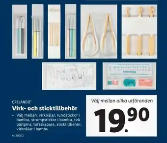 Lidl Crelando Virk- och sticktillbehör erbjuda