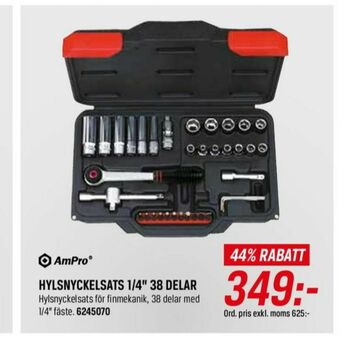 Swedol AmPro Hylsnyckelsats erbjuda
