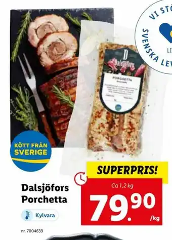 Dalsjöfors Porchetta 1,2kg