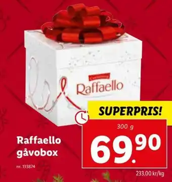 Lidl Raffaello gåvobox 300g erbjuda