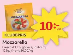 Östenssons FRESCA D'ORO Mozzarella erbjuda