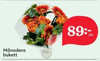 Östenssons Månadens bukett erbjuda