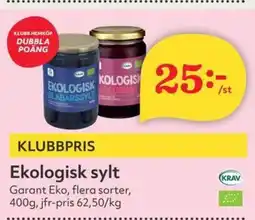 Östenssons GARANT Ekologisk sylt erbjuda
