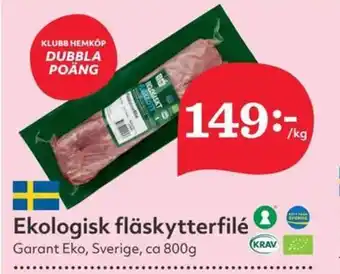 Östenssons GARANT EKO Ekologisk fläskytterfilé erbjuda