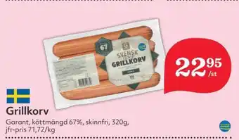Östenssons GARANT Grillkorv erbjuda