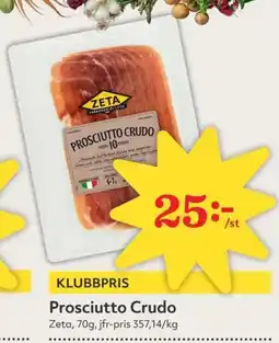 Östenssons ZETA Prosciutto Crudo erbjuda