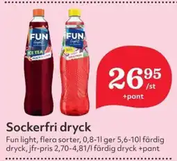 Östenssons FUN LIGHT Sockerfri dryck erbjuda