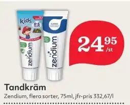 Östenssons ZENDIUM Tandkräm erbjuda