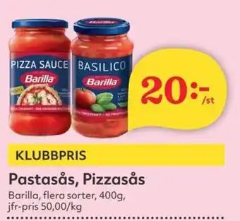 Östenssons BARILLA Pastasås, Pizzasås erbjuda