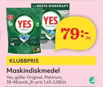 Östenssons YES Maskindiskmedel erbjuda