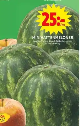 ICA Maxi MINIVATTENMELONER erbjuda