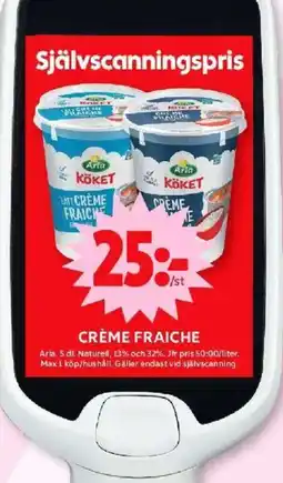 ICA Maxi CRÈME FRAICHE erbjuda