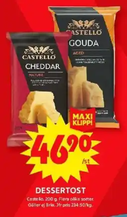 ICA Maxi DESSERTOST erbjuda
