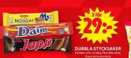 ICA Maxi DUBBLA STYCKSAKER erbjuda