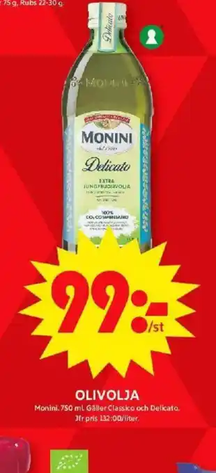 ICA Maxi OLIVOLJA erbjuda