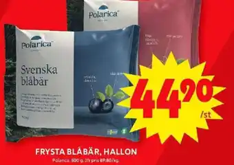ICA Maxi FRYSTA BLÅBÄR, HALLON erbjuda