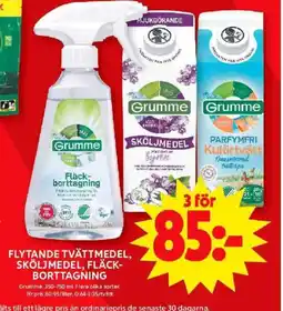 ICA Maxi FLYTANDE TVÄTTMEDEL, SKÖLJMEDEL, FLÄCK- BORTTAGNING erbjuda