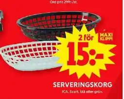 ICA Maxi SERVERINGSKORG erbjuda