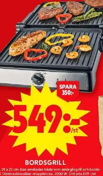 ICA Maxi BORDSGRILL erbjuda