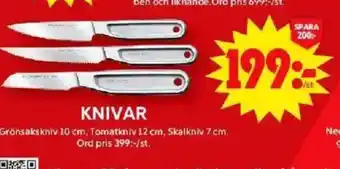 ICA Maxi KNIVAR erbjuda
