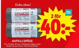 ICA Maxi AVFALLSPÅSE erbjuda