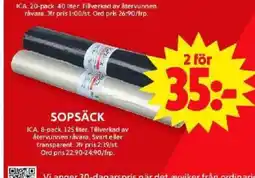 ICA Maxi SOPSÄCK erbjuda