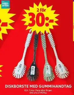 ICA Maxi DISKBORSTE MED GUMMIHANDTAG erbjuda