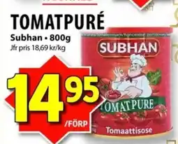 Matvärlden Tensta TOMATPURÉ erbjuda