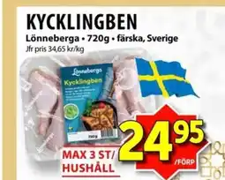 Matvärlden Tensta KYCKLINGBEN erbjuda
