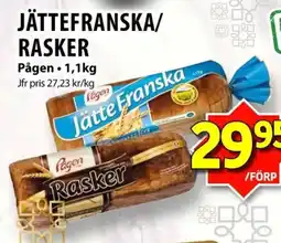 Matvärlden Tensta JÄTTEFRANSKA/ RASKER erbjuda
