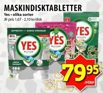 Matvärlden Tensta MASKINDISKTABLETTER erbjuda
