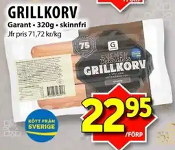 Matvärlden Tensta GRILLKORV erbjuda