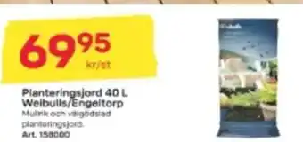 Byggmax Planteringsjord 40 L Weibulls/Engeltorp Mulink och välgödslad planteringsjord erbjuda